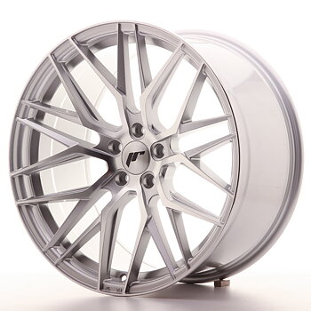 JAPAN RACING JR28 20X10 ET40 5X112 SILVER MACHINED