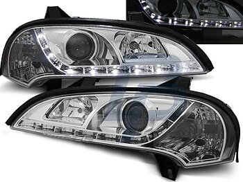 HEADLIGHTS OPEL TIGRA 09.94-12.00 DAYLIGHT CHROME
