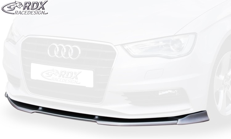 FRONT SPOILER VARIO-X AUDI A3 8V, 8VA SPORTBACK, 8VS SEDAN, 8V7 CONVERTIBLE FRONT LIP SPLITTER - 3