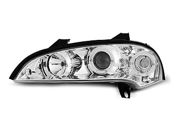 HEADLIGHTS OPEL TIGRA 09.94-12.00 ANGEL EYES CHROME