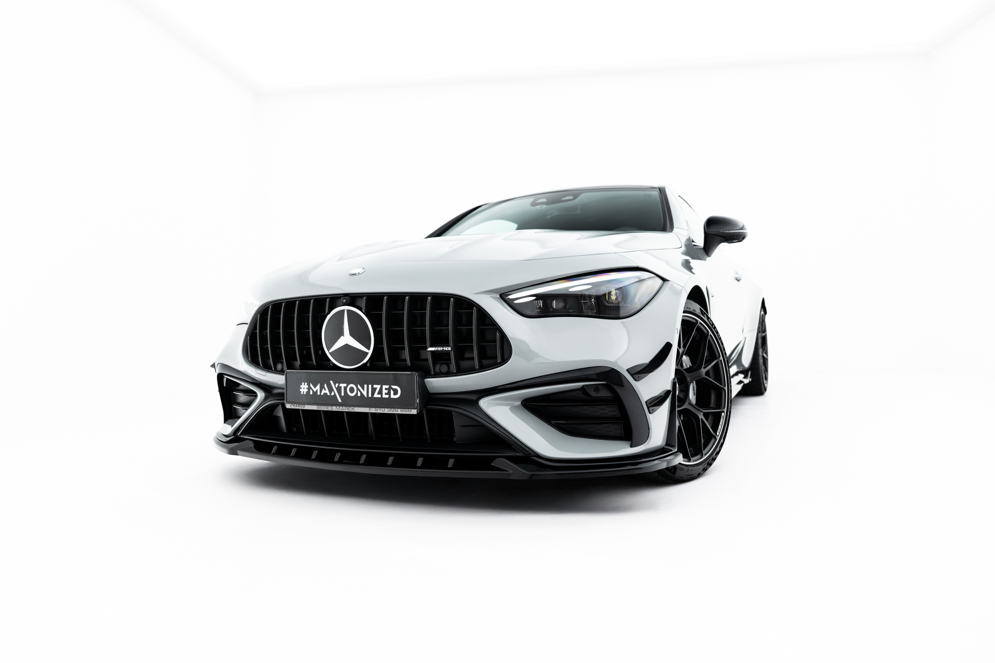 FRONT BUMPER WINGS (CANARDS) SUITABLE FOR MERCEDES-AMG CLE 53 AERO C236 – MAXTON DESIGN - 4