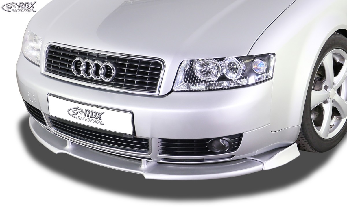 FRONT SPOILER VARIO X AUDI A4 8E B6 FRONT LIP SPLITTER FRONT SPLITTER AUDI S4 B6 bluepower.se