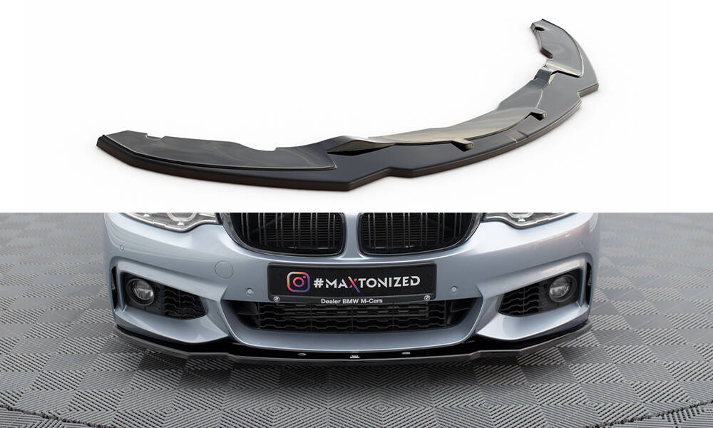Front Splitter V.1 BMW 4 Coupe / Gran Coupe / Cabrio M-Pack F32 / F36 / F33