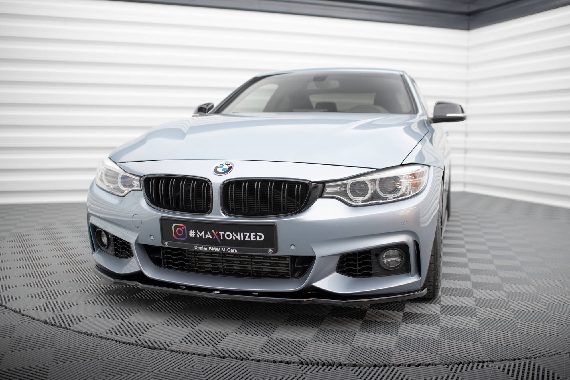 Front Splitter V.1 BMW 4 Coupe / Gran Coupe / Cabrio M-Pack F32 / F36 / F33 - 4