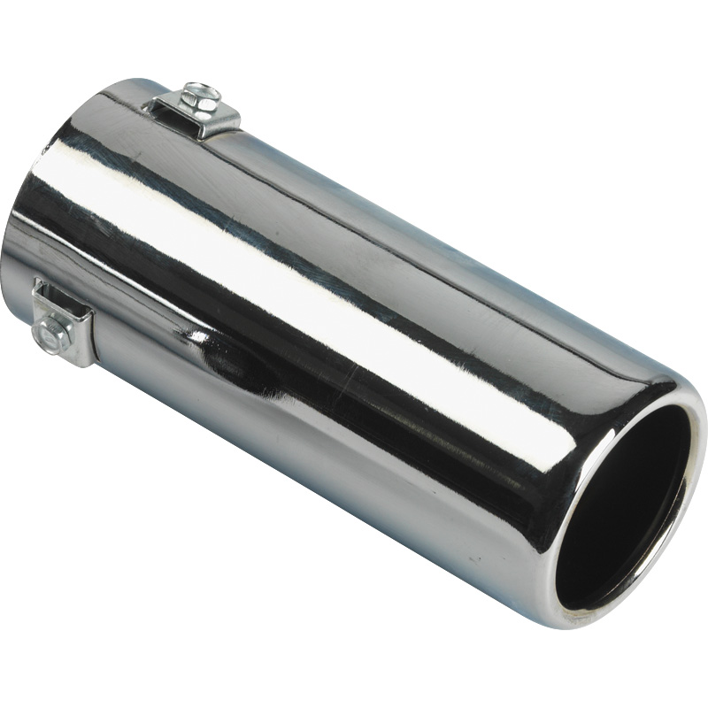 UNIVERSAL SIX PERFORMANCE CHROME EXHAUST TIP ROUND 170X70MM