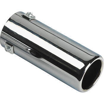 UNIVERSAL SIX PERFORMANCE CHROME EXHAUST TIP ROUND 170X70MM