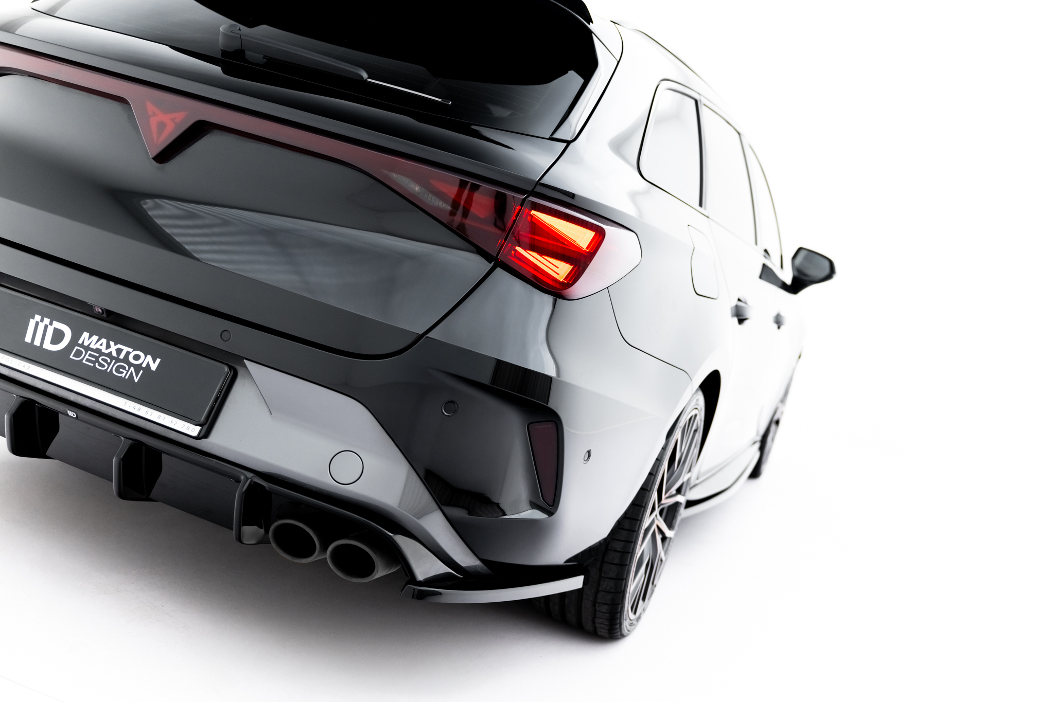 REAR SIDE SPLITTERS V.2 SUITABLE FOR CUPRA LEON ST MK1 FACELIFT – MAXTON DESIGN - 7