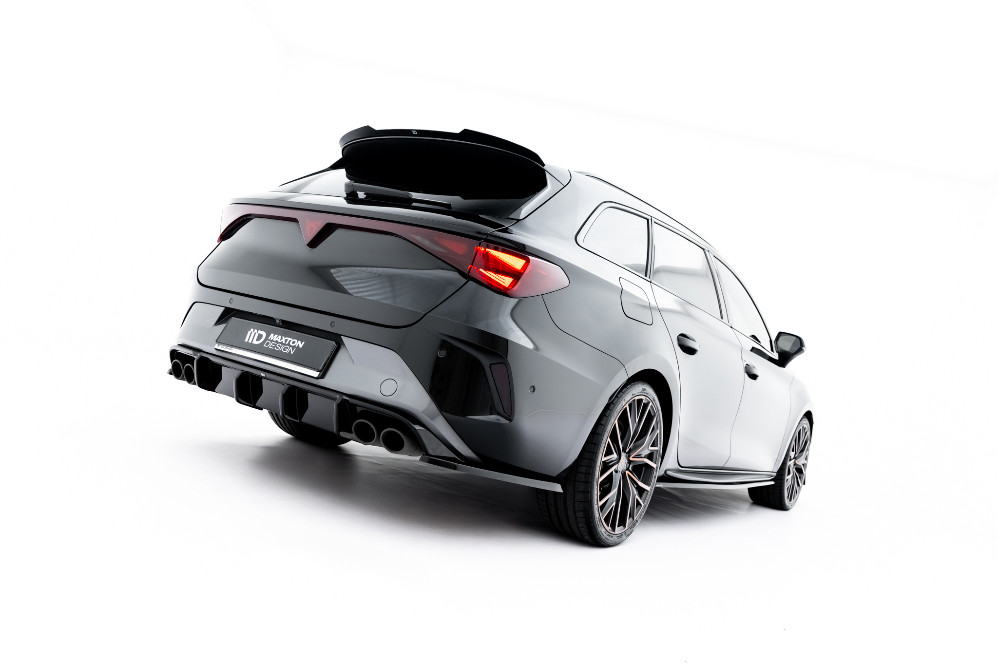REAR SIDE SPLITTERS V.2 SUITABLE FOR CUPRA LEON ST MK1 FACELIFT – MAXTON DESIGN - 4