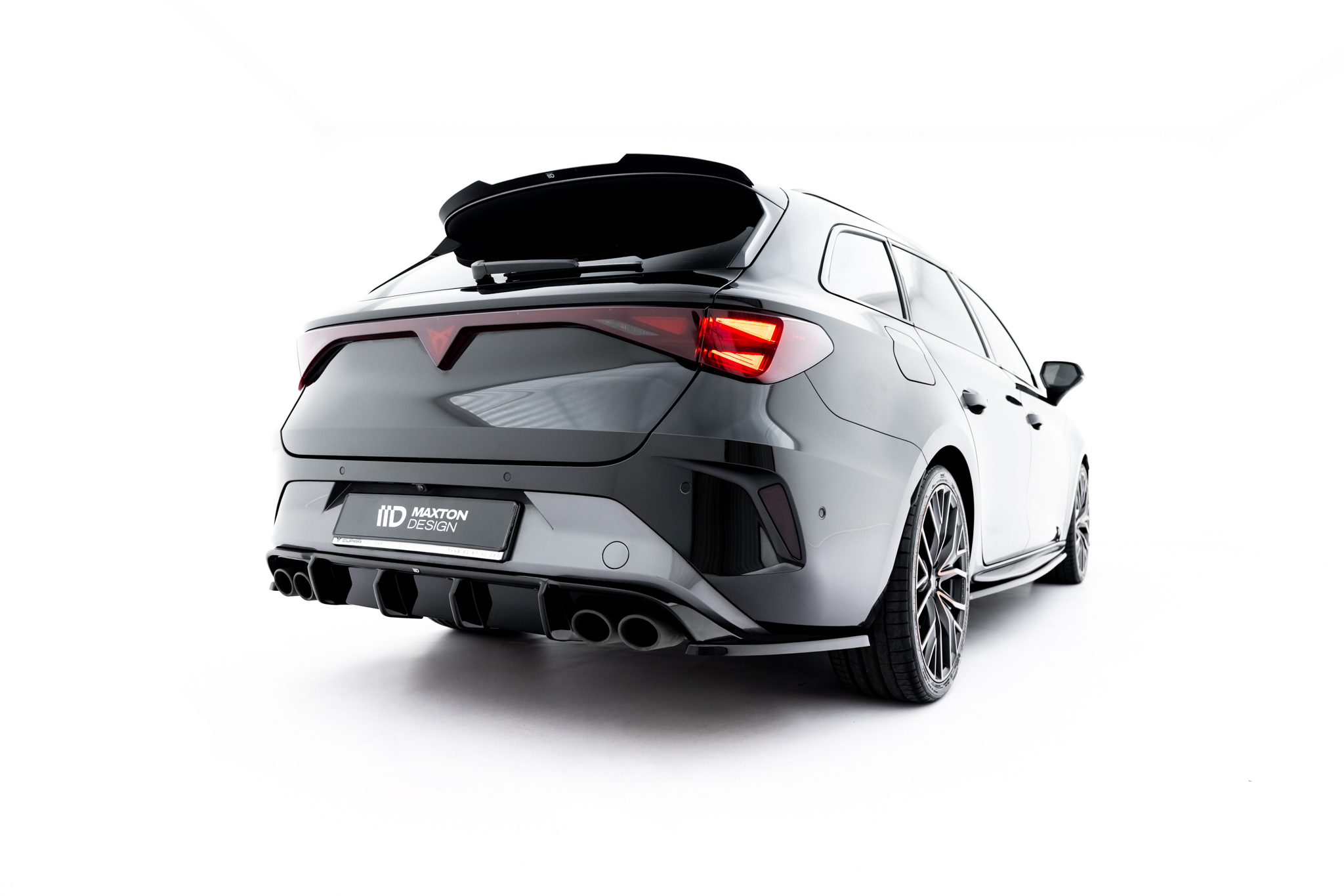 REAR SIDE SPLITTERS V.2 SUITABLE FOR CUPRA LEON ST MK1 FACELIFT – MAXTON DESIGN - 3