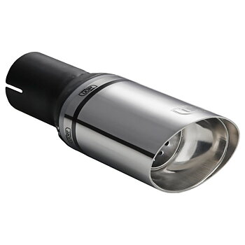 UNIVERSAL ULTER SPORT STAINLESS STEEL EXHAUST TIP OVAL 95X65X120MM