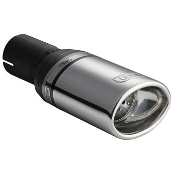 UNIVERSAL ULTER SPORT STAINLESS STEEL EXHAUST TIP OVAL 95X65X120MM