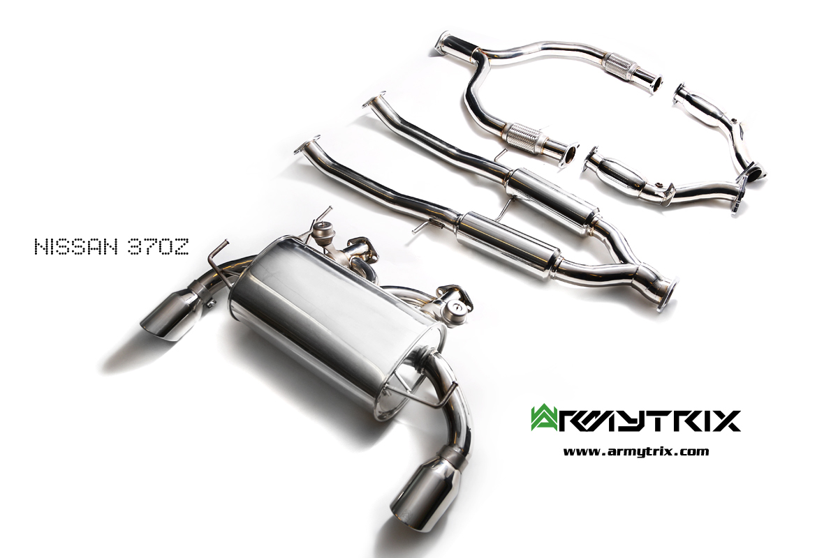 NISSAN 370Z 3.7 V6 (VQ37VHR) (2009-) STAINLESS STEEL CAT-BACK