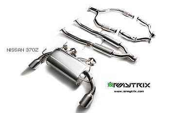 NISSAN 370Z 3.7 V6 (VQ37VHR) (2009-) STAINLESS STEEL CAT-BACK