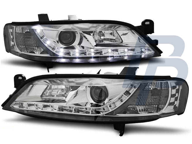 HEADLIGHTS OPEL VECTRA B 11.95-12.98 DAYLIGHT CHROME - 2