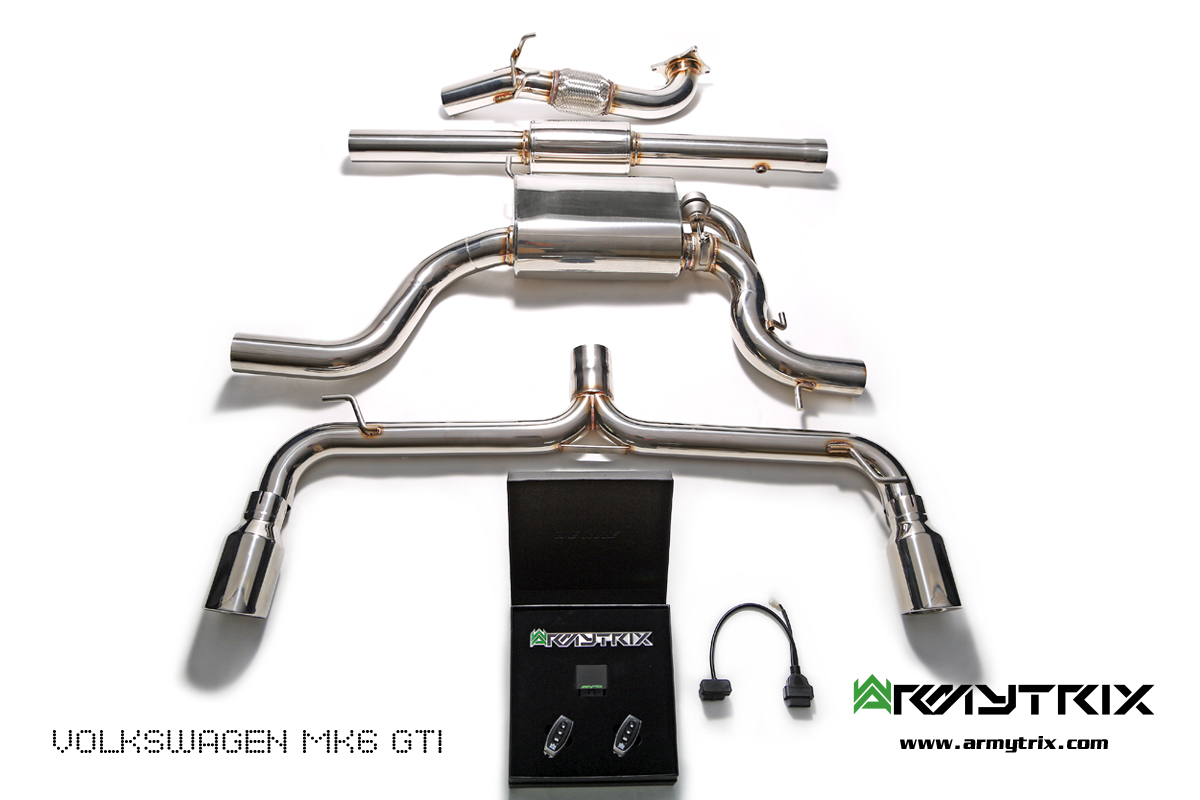 VOLKSWAGEN SCIROCCO R 2.0 TURBO (2008-) STAINLESS STEEL CAT-BACK