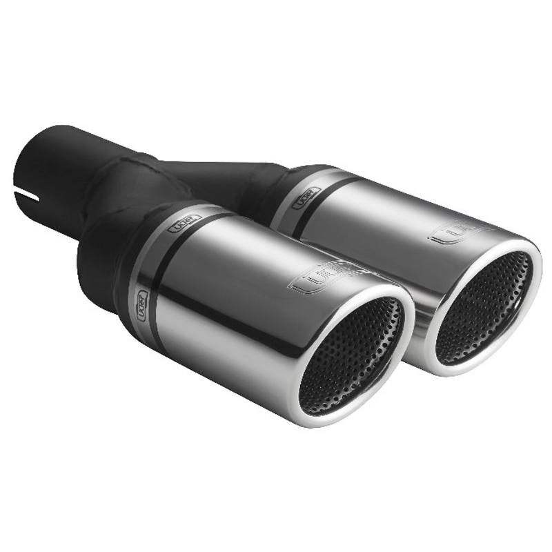 ULTER SPORT STAINLESS EXHAUST TIP DOUBLE ROUND 225X10MM