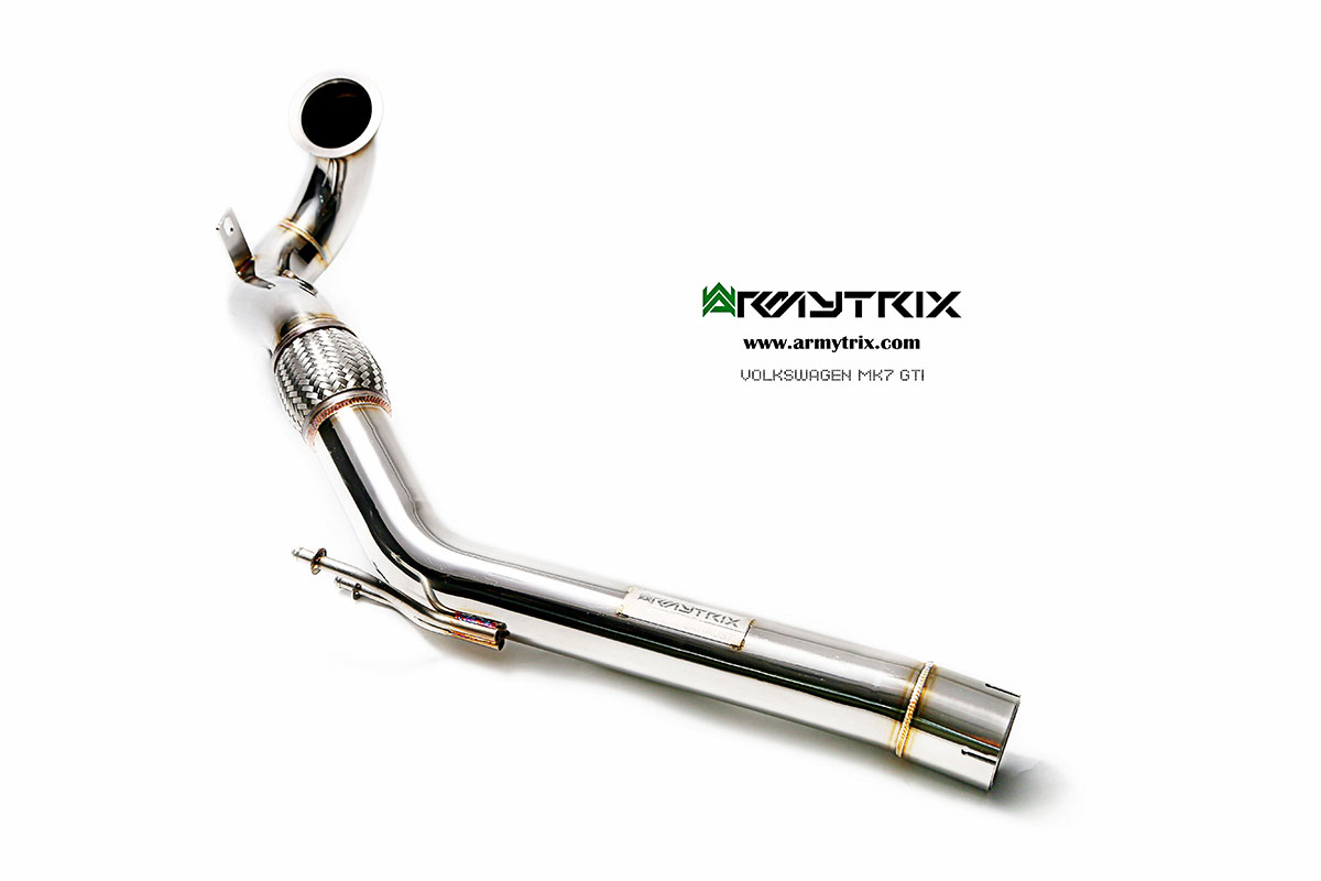 VOLKSWAGEN GOLF 7 / 7.5 GTI 2.0 TURBO (2013-) STAINLESS STEEL CAT-BACK - 8