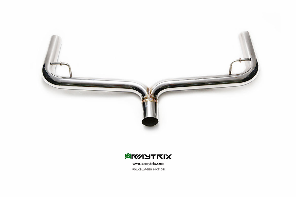 VOLKSWAGEN GOLF 7 / 7.5 GTI 2.0 TURBO (2013-) STAINLESS STEEL CAT-BACK - 4