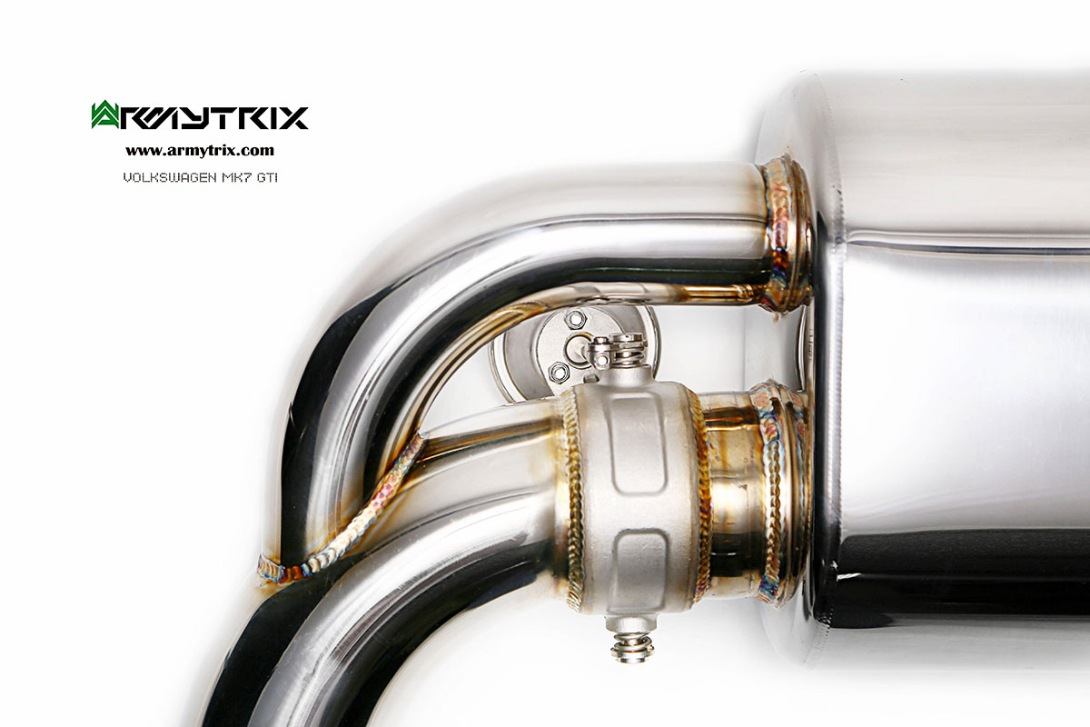 VOLKSWAGEN GOLF 7 / 7.5 GTI 2.0 TURBO (2013-) STAINLESS STEEL CAT-BACK - 19