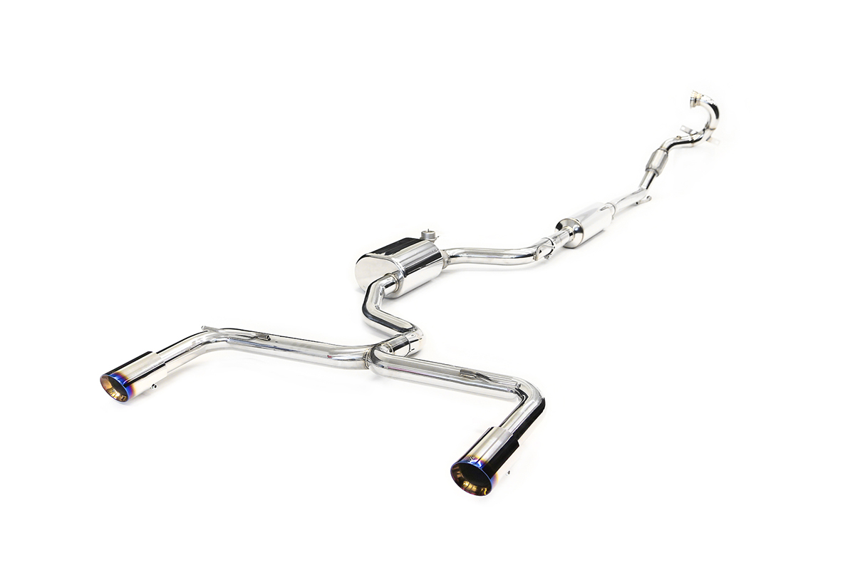 VOLKSWAGEN GOLF 7 / 7.5 GTI 2.0 TURBO (2013-) STAINLESS STEEL CAT-BACK - 13