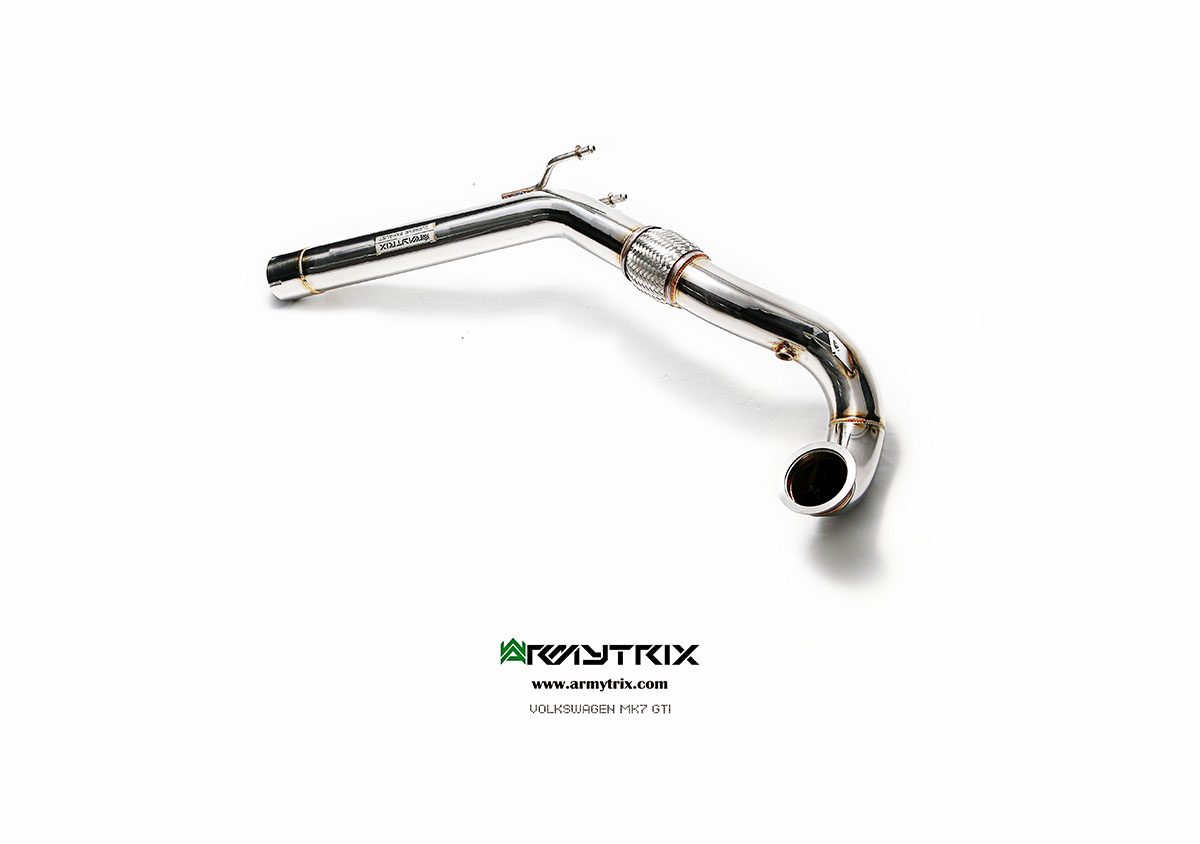 VOLKSWAGEN GOLF 7 / 7.5 GTI 2.0 TURBO (2013-) STAINLESS STEEL CAT-BACK - 6
