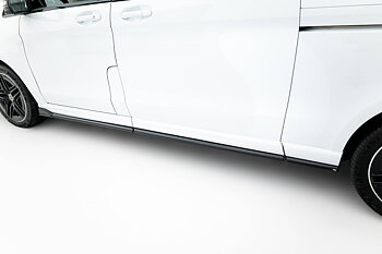 SIDE SKIRTS DIFFUSERS V.2 SUITABLE FOR MERCEDES-BENZ V-CLASS EXTRA LONG AMG-LINE W447 – MAXTON DESIGN