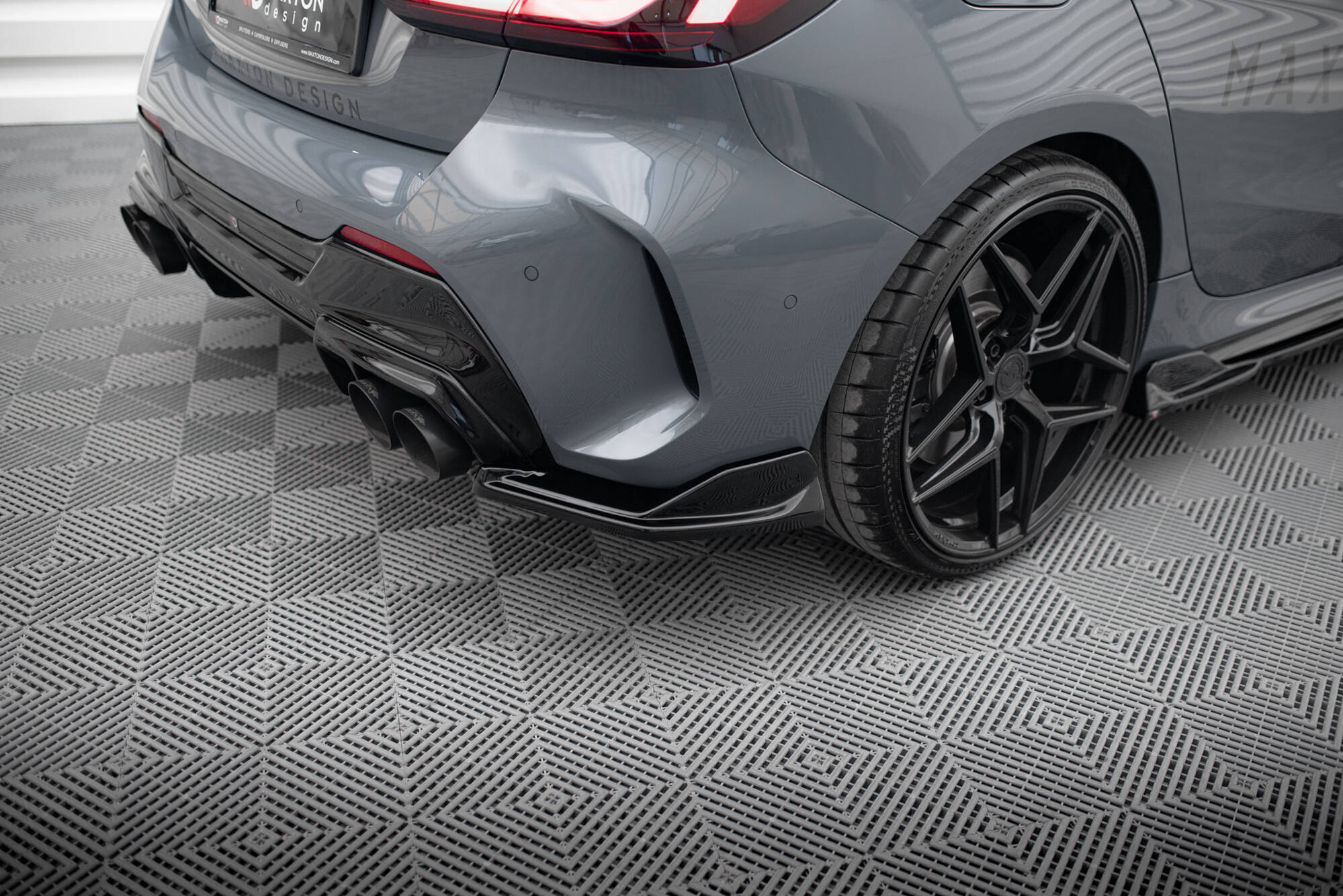 Rear Side Splitters V.4 BMW 1 F40 M-Sport / M135i - 3