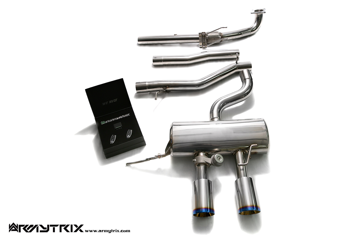 VOLKSWAGEN GOLF 6 R20 2.0 TURBO (2008-2013) STAINLESS STEEL CAT-BACK - 3
