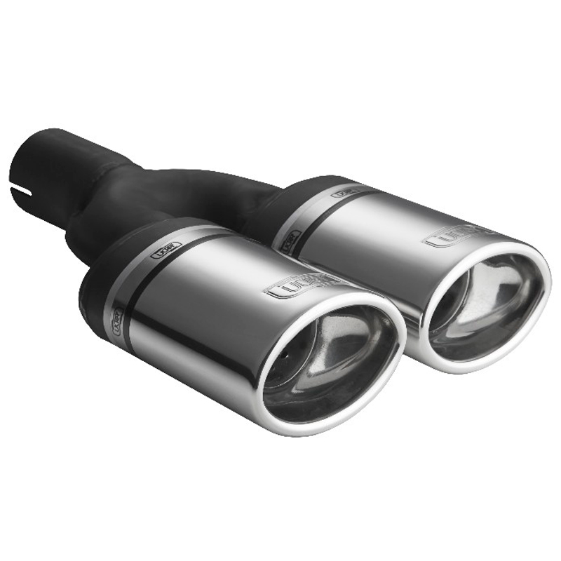 ULTER SPORT STAINLESS EXHAUST TIP DOUBLE OVAL 100X95X65MM