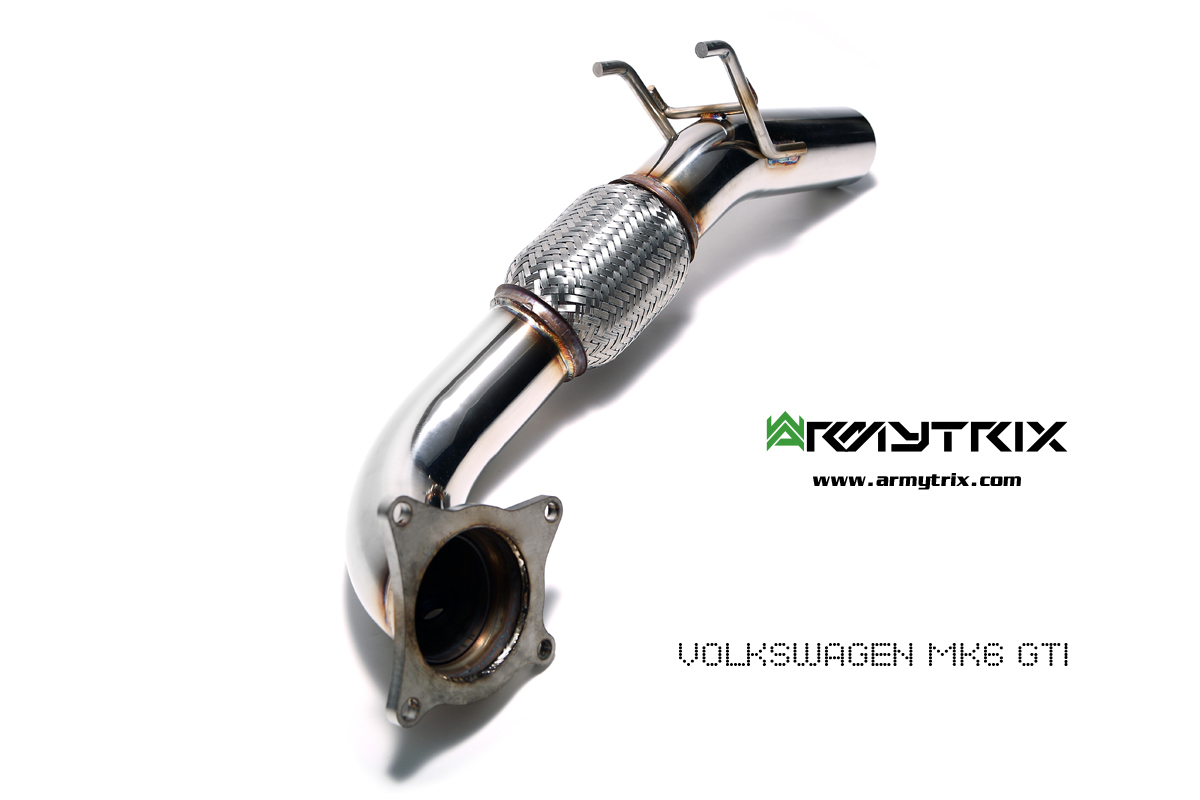 VOLKSWAGEN GOLF 6 GTI 2.0 TURBO (2008-2013) STAINLESS STEEL CAT-BACK - 5