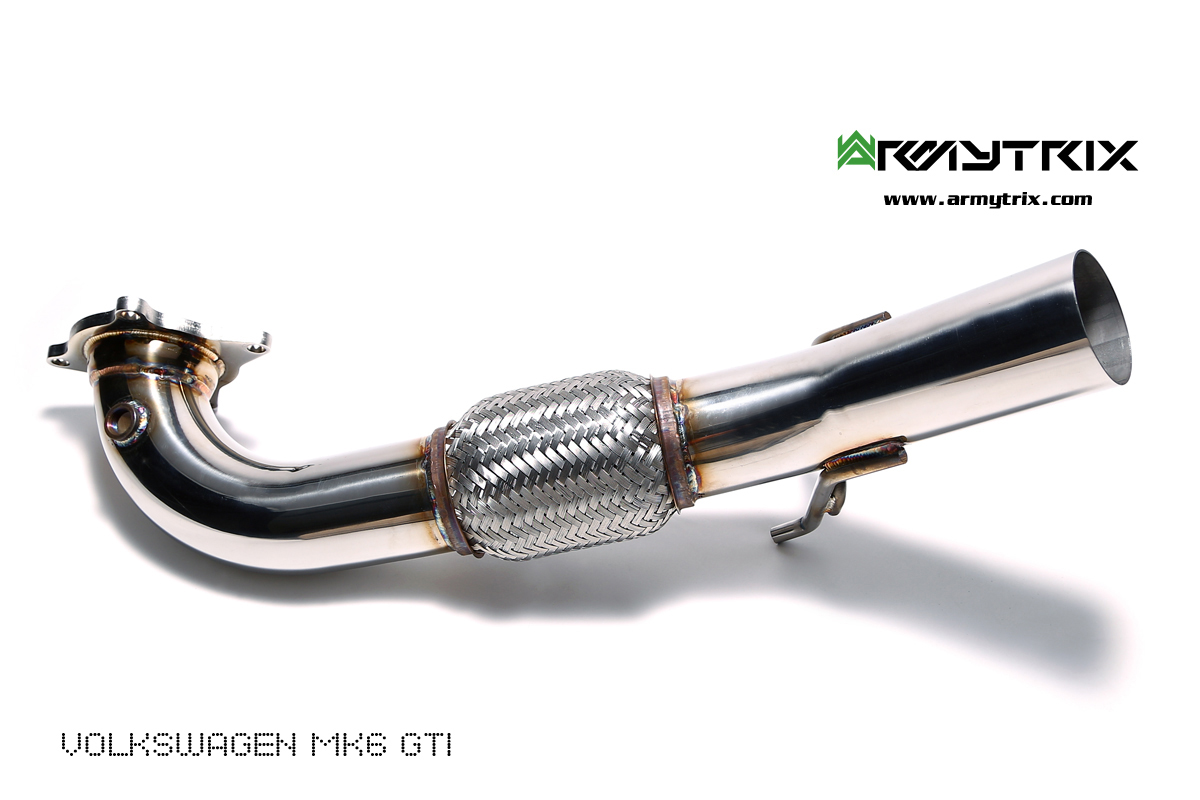VOLKSWAGEN GOLF 6 GTI 2.0 TURBO (2008-2013) STAINLESS STEEL CAT-BACK - 2