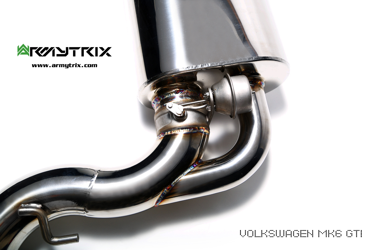 VOLKSWAGEN GOLF 6 GTI 2.0 TURBO (2008-2013) STAINLESS STEEL CAT-BACK - 13