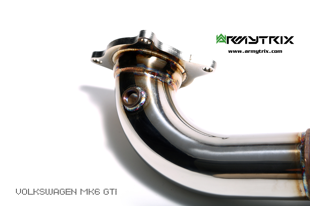 VOLKSWAGEN GOLF 6 GTI 2.0 TURBO (2008-2013) STAINLESS STEEL CAT-BACK - 4