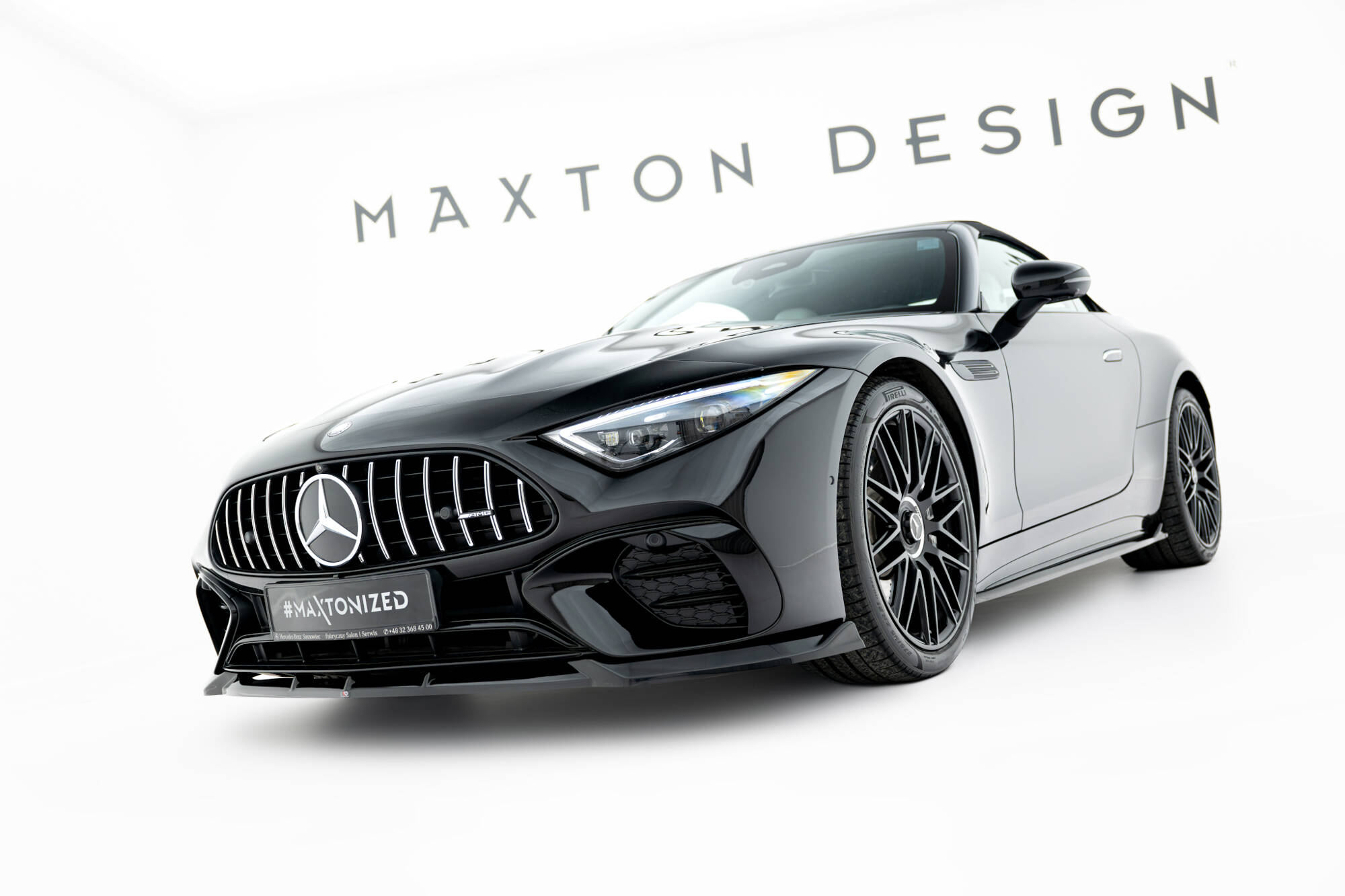 FRONT SPLITTER SUITABLE FOR MERCEDES-AMG SL 63 R232 – MAXTON DESIGN - 4