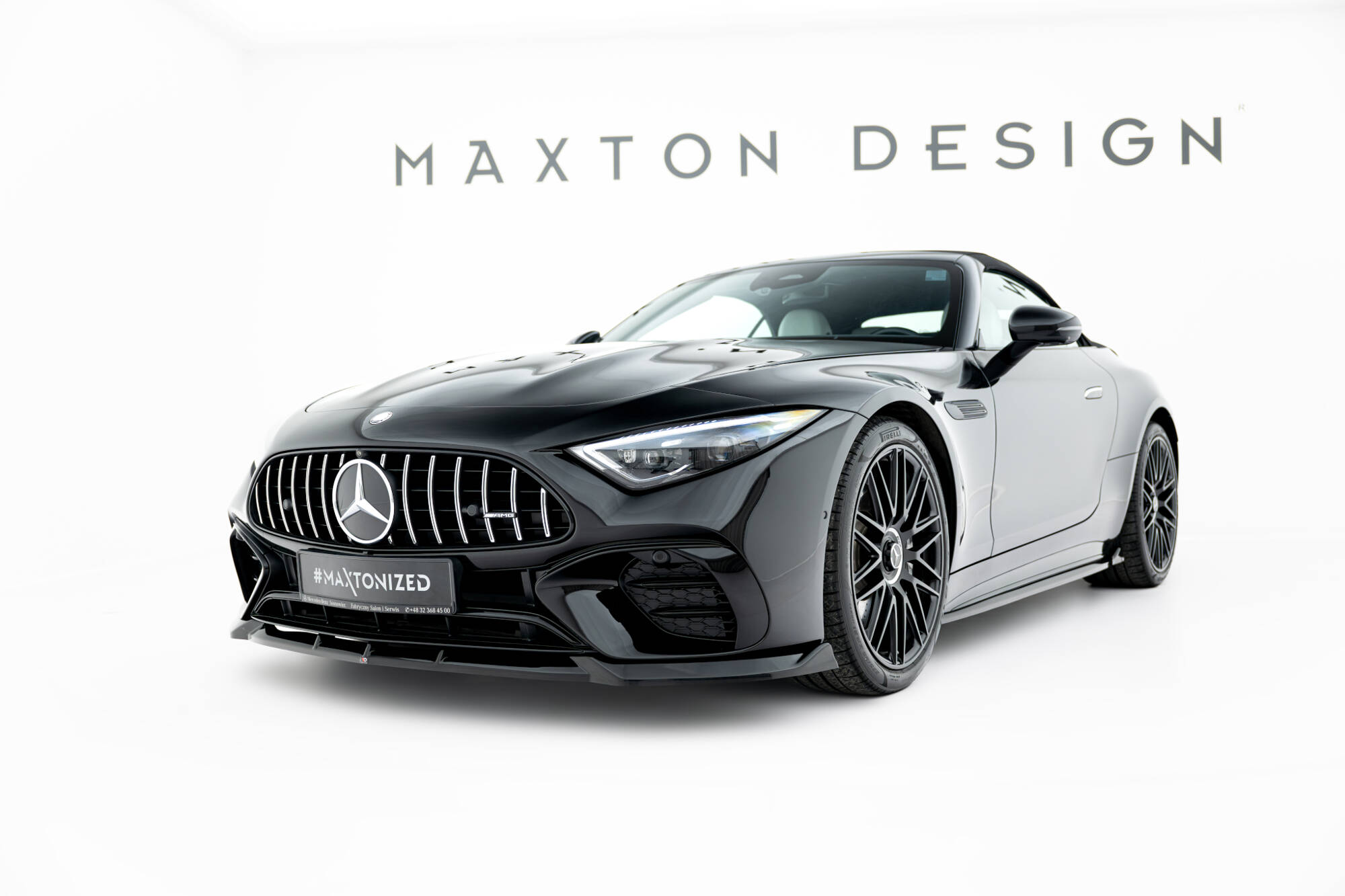 FRONT SPLITTER SUITABLE FOR MERCEDES-AMG SL 63 R232 – MAXTON DESIGN - 3