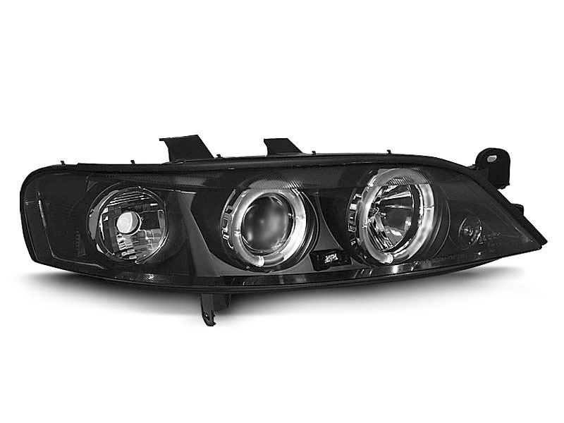 HEADLIGHTS OPEL VECTRA B 99-03.02 ANGEL EYES BLACK