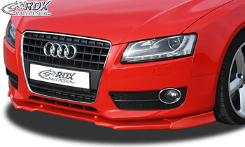 FRONT SPOILER VARIO-X AUDI A5 -2011 (COUPE + CONVERTIBLE + SPORTBACK, NORMAL FRONTBUMPER) FRONT LIP SPLITTER