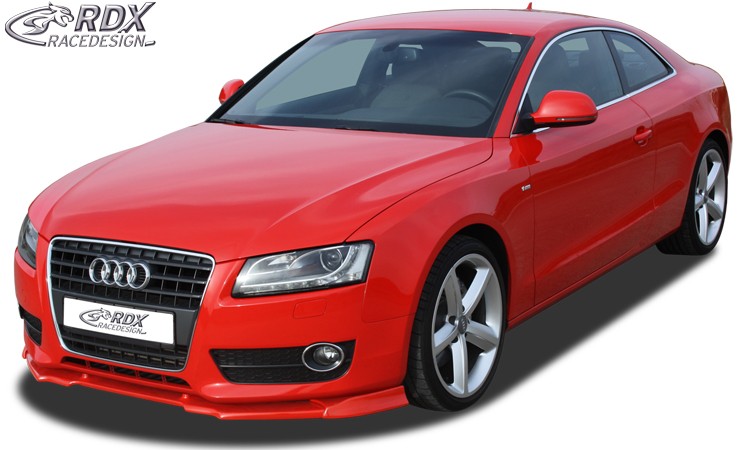 FRONT SPOILER VARIO-X AUDI A5 -2011 (COUPE + CONVERTIBLE + SPORTBACK, NORMAL FRONTBUMPER) FRONT LIP SPLITTER - 2