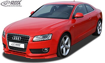 FRONT SPOILER VARIO-X AUDI A5 -2011 (COUPE + CONVERTIBLE + SPORTBACK, NORMAL FRONTBUMPER) FRONT LIP SPLITTER