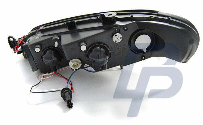 HEADLIGHTS OPEL VECTRA B 99-03.02 ANGEL EYES CCFL CHROME - 2
