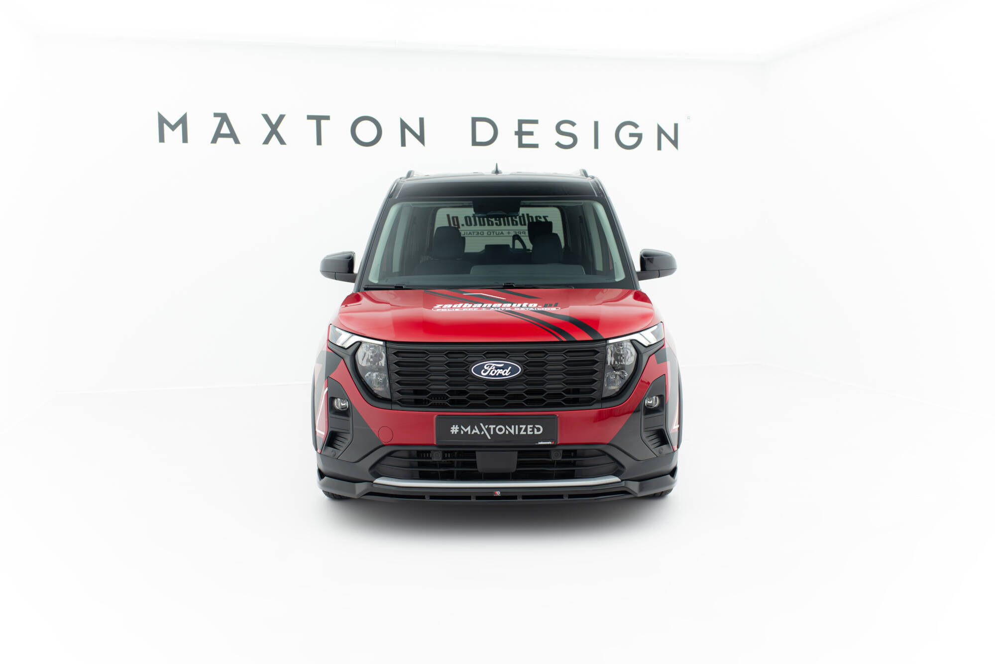 FRONT SPLITTER SUITABLE FOR FORD TOURNEO COURIER MK2 – MAXTON DESIGN