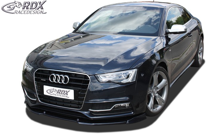 FRONT SPOILER VARIO-X AUDI A5 2011+ / S5 (COUPE + CONVERTIBLE + SPORTBACK, S-LINE- AND S5-FRONTBUMPER) FRONT LIP SPLITTER - 3