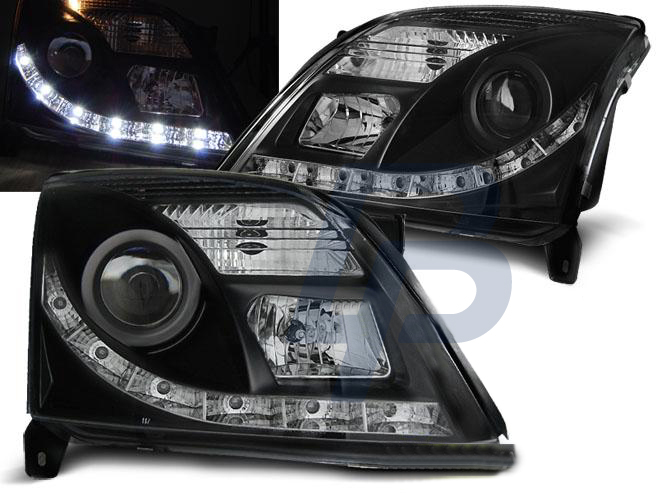 HEADLIGHTS OPEL VECTRA C 04.02-08.05 DAYLIGHT BLACK - 3