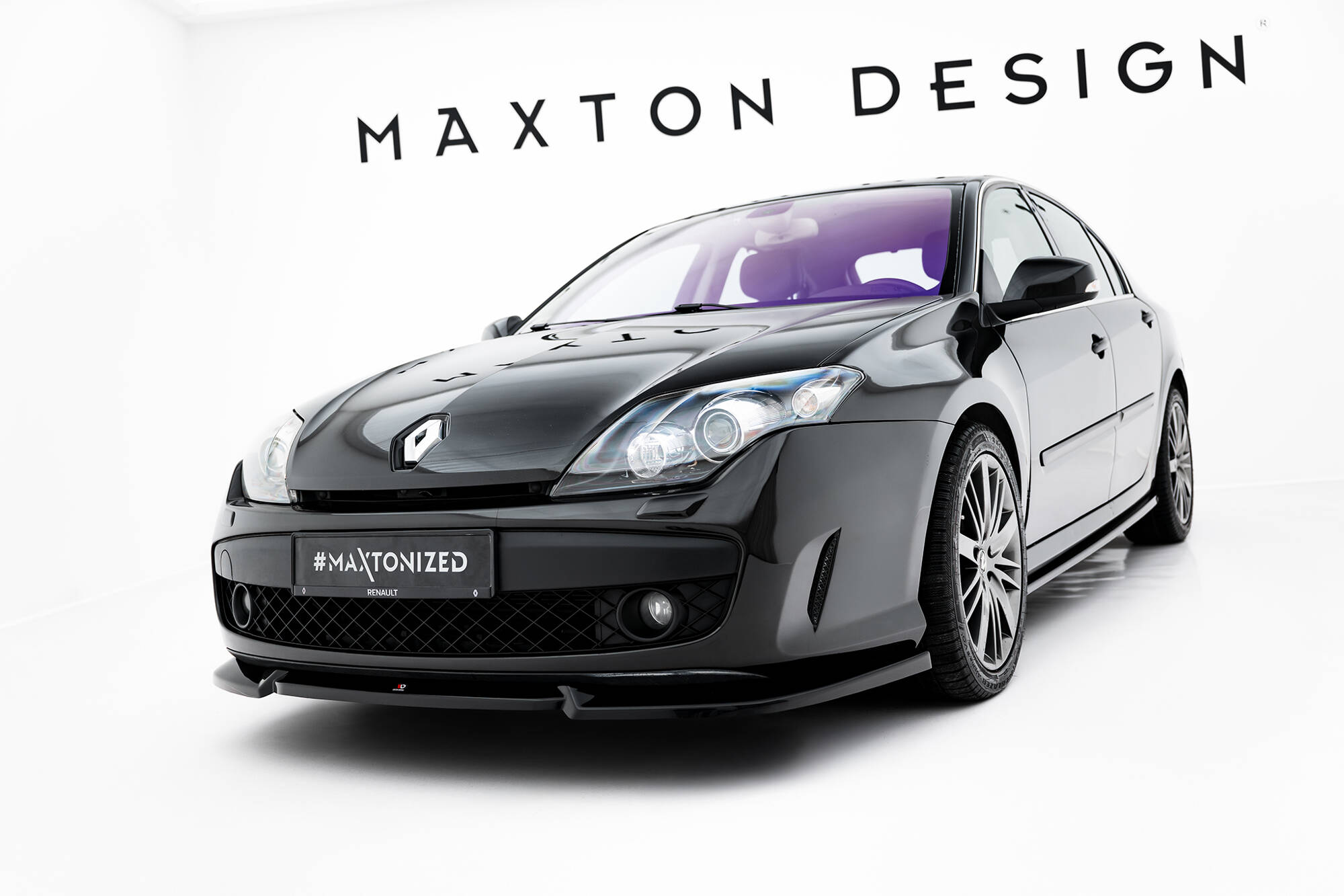 FRONT SPLITTER SUITABLE FOR RENAULT LAGUNA HATCHBACK GT MK3 – MAXTON DESIGN - 3