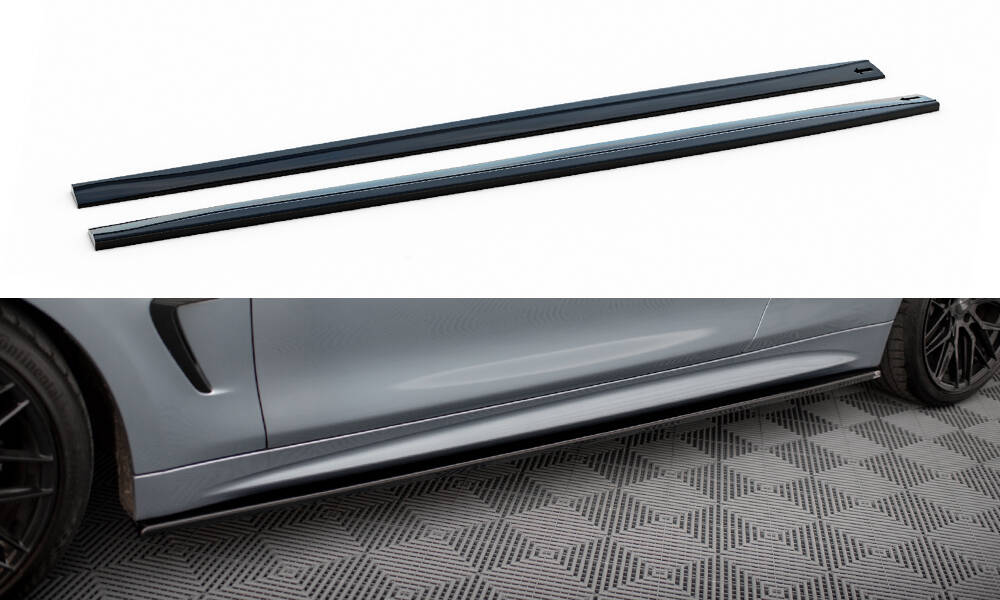 Side Skirts Diffusers BMW 4 Coupe / Gran Coupe / Cabrio M-Pack F32 / F36 / F33