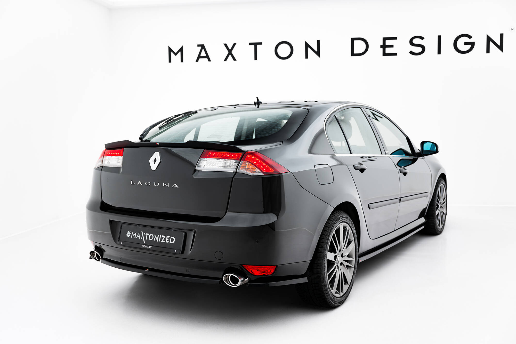 REAR SIDE SPLITTERS SUITABLE FOR RENAULT LAGUNA HATCHBACK GT MK3 – MAXTON DESIGN - 4