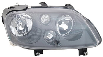 VW TOURAN -07 HEADLIGHTS BLACK/CLEAR V1