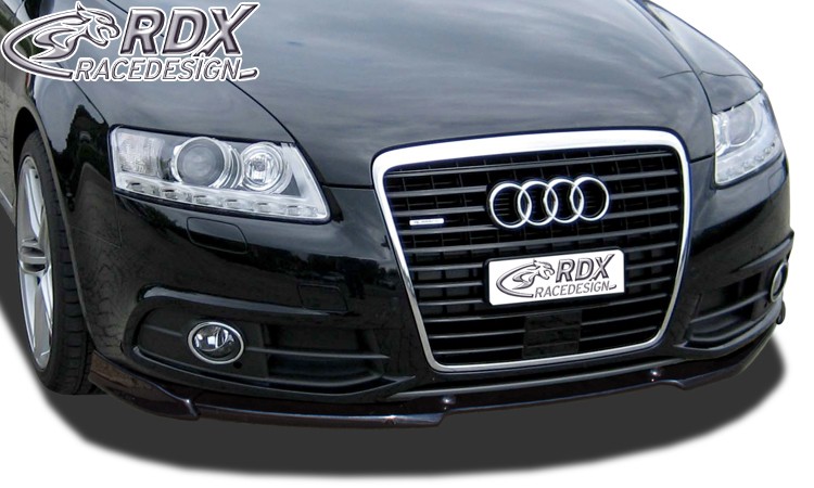 FRONT SPOILER VARIO-X AUDI A6 4F 2008-2011 (S-LINE FRONTBUMPER) FRONT LIP SPLITTER
