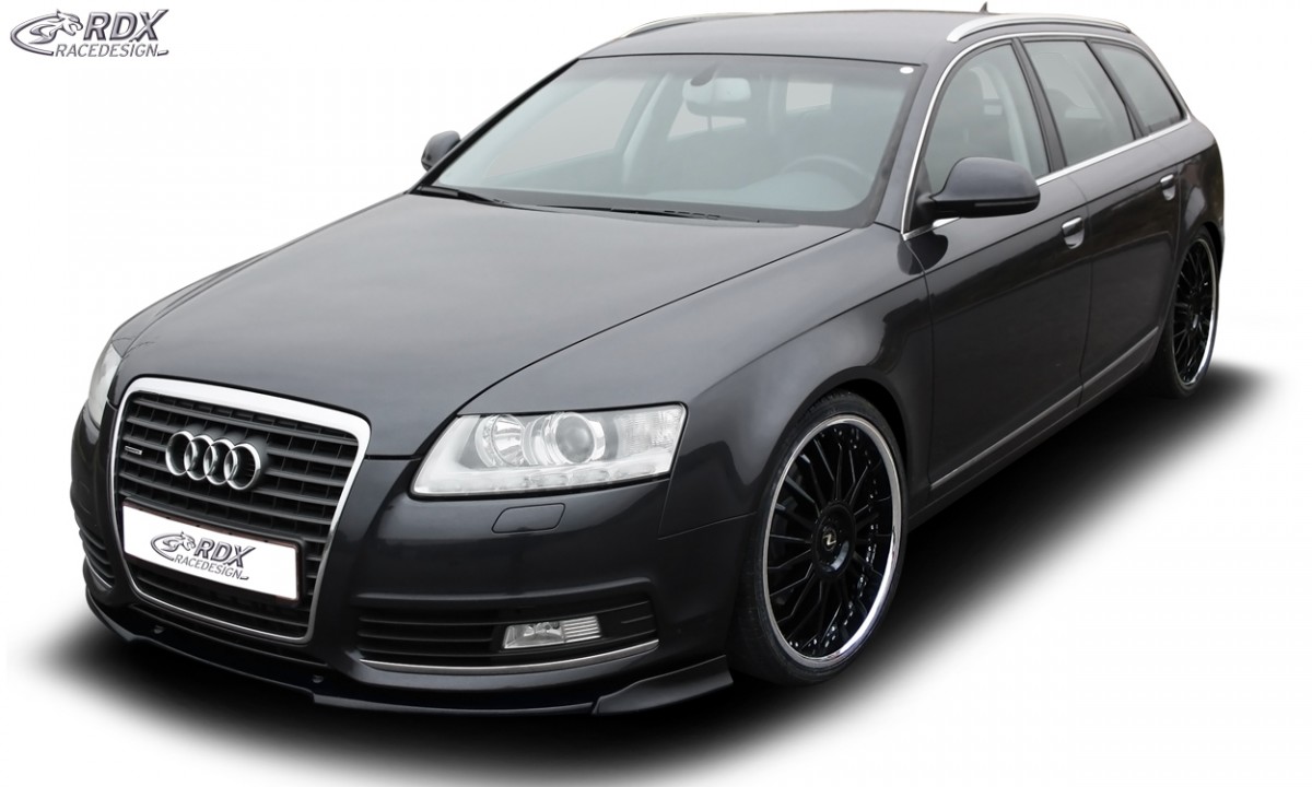 FRONT SPOILER VARIO-X AUDI A6 4F 2008-2011 FRONT LIP SPLITTER - 2