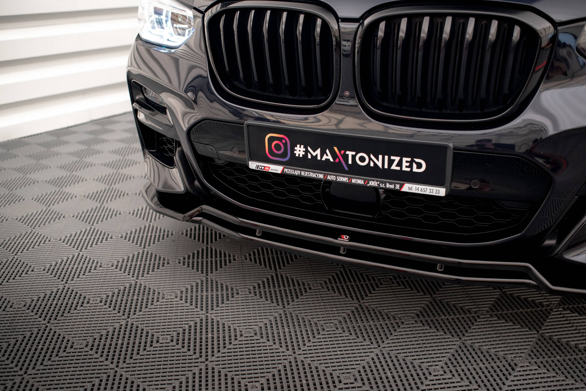 Front Splitter V.1 for BMW X3 M40d / M40i / M-Pack G01 - 3